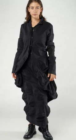 PRE-ORDER -  Longline Bubble Coat in Galaxy (Pictured in Black)