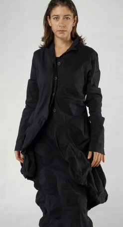 PRE-ORDER -  Longline Bubble Coat in Starwhite (Pictured in Black)