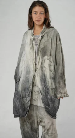 PRE-ORDER -  Loose Fit Coat in Moon Pigment (Pictured in Asteroid Pigment)