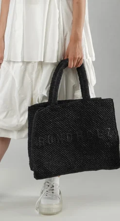 PRE-ORDER -  Medium Raffia in Black