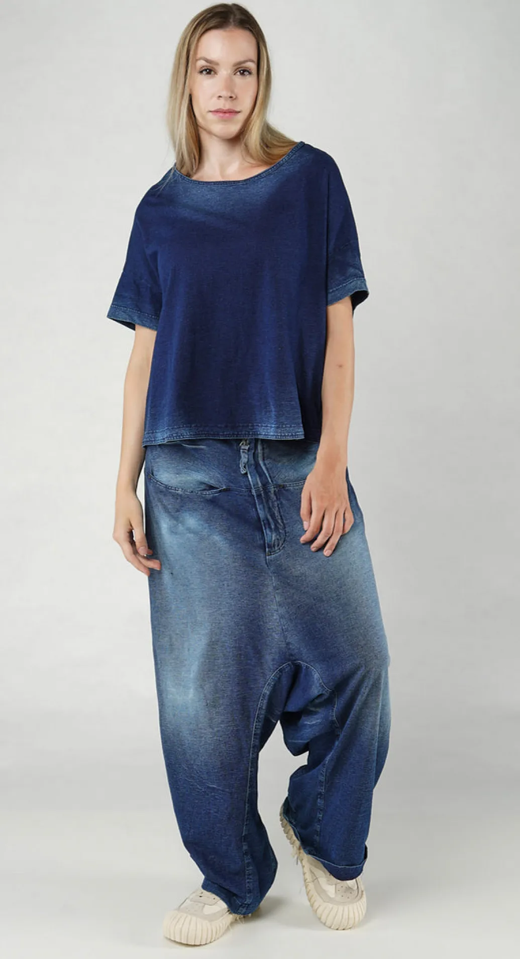 PRE-ORDER - Oversized T-Shirt in Mandarine Dye (Pictured in Stonewash)