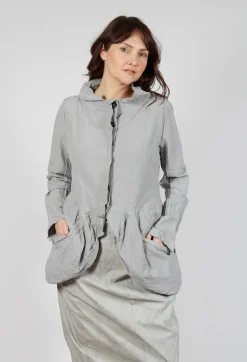 PRE-ORDER -  Pocket Front Jacket in Moon