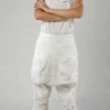 PRE-ORDER -  Pocket Front Trousers in Moon (Pictured in Starwhite)