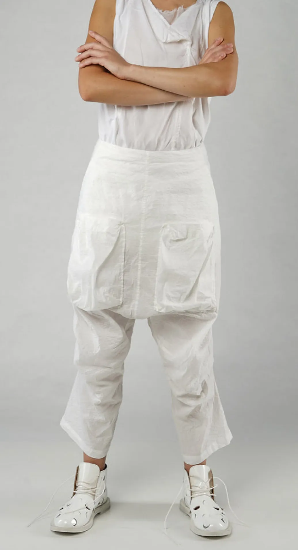 PRE-ORDER - Pocket Front Trousers in Starwhite