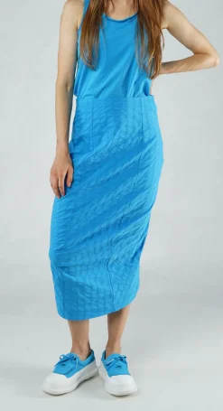 PRE-ORDER - Pull On Pencil Skirt in Malibu