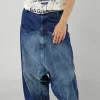 PRE-ORDER - Relaxed Fit Drop-Crotch Jeans in Bleachwash (Pictured in Stonewash)