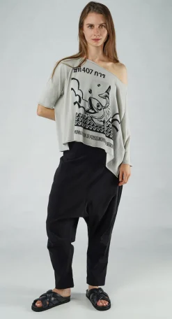PRE-ORDER - Relaxed Pullover in Malibu Offwhite (Pictured in Grey Black)