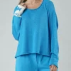 PRE-ORDER - Round Neck Jumper in Black Print (Pictured in Malibu Print)