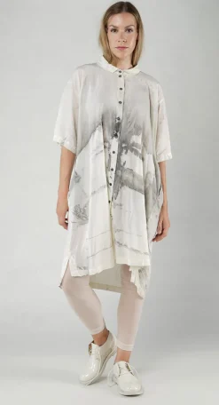PRE-ORDER -  Shirt Dress in Moon Pigment