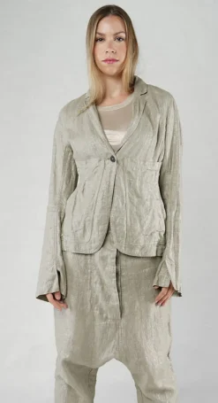 PRE-ORDER -  Single Button Jacket in Black Sparkle (Pictured in Dust Sparkle)