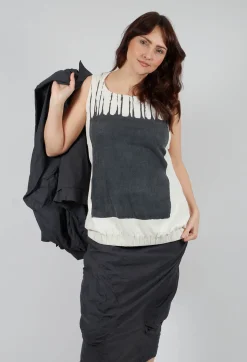 PRE-ORDER -  Sleeveless Vest Top in Asteroid Paint