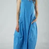 PRE-ORDER - Tulip Dress with Front Panel in Malibu Print