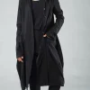 PRE-ORDER - Tulip Hem Coat in Grey (Pictured in Black)