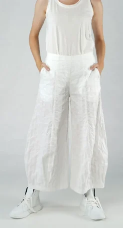 PRE-ORDER - Tulip Hem Trousers in Malibu (Pictured in Offwhite)