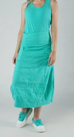 PRE-ORDER - Tulip Skirt in Navy (Pictured in Aqua)