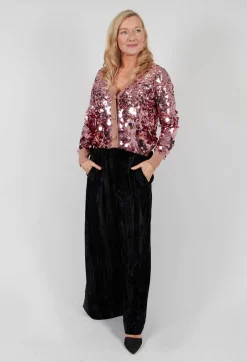 Rallye Velevet Trousers in Noir