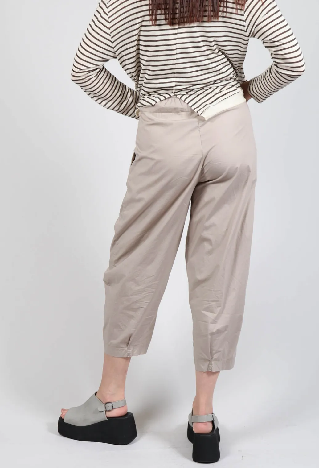 Saturno Trousers In Argento