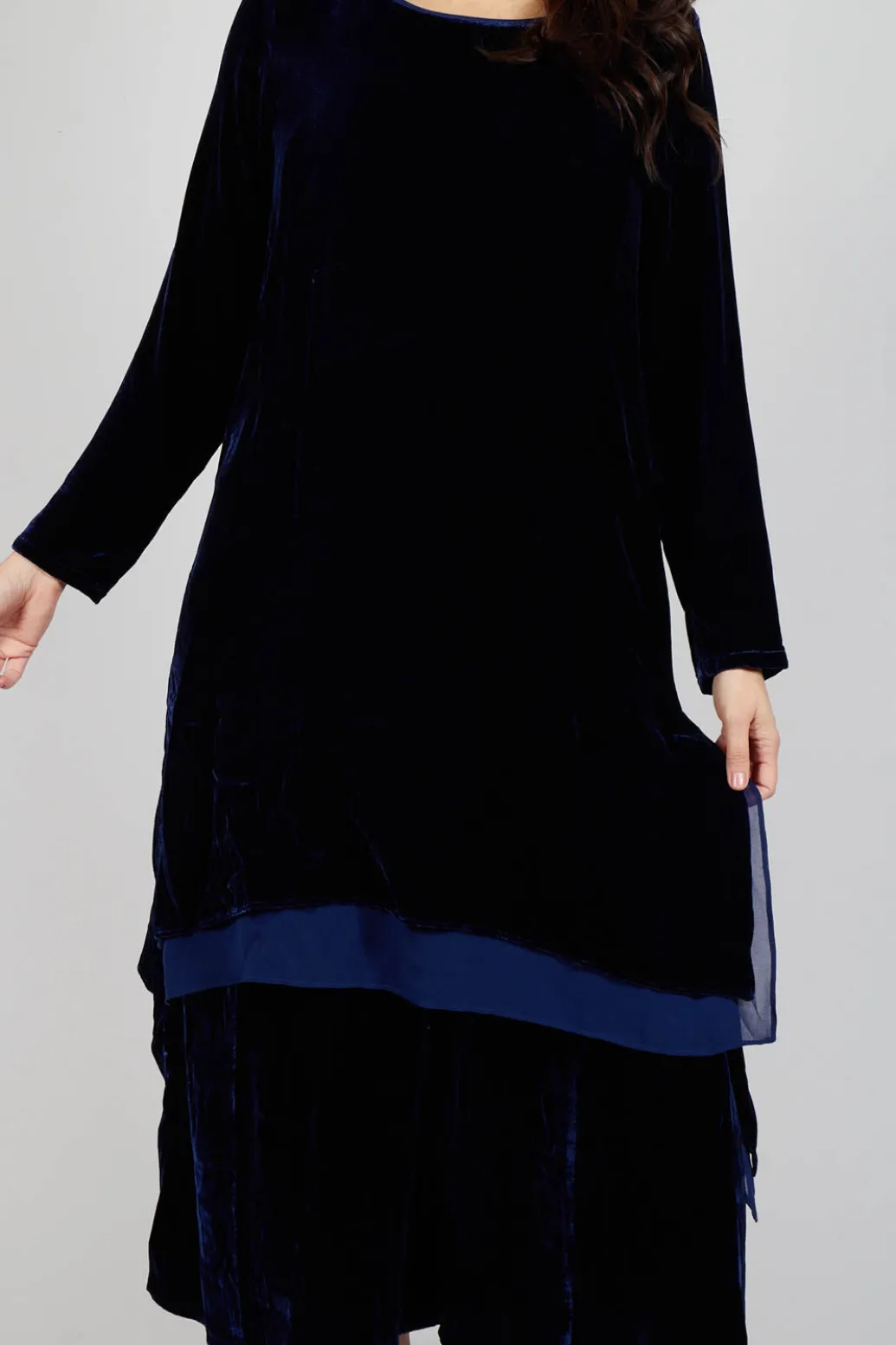 Sevda Dress in Navy