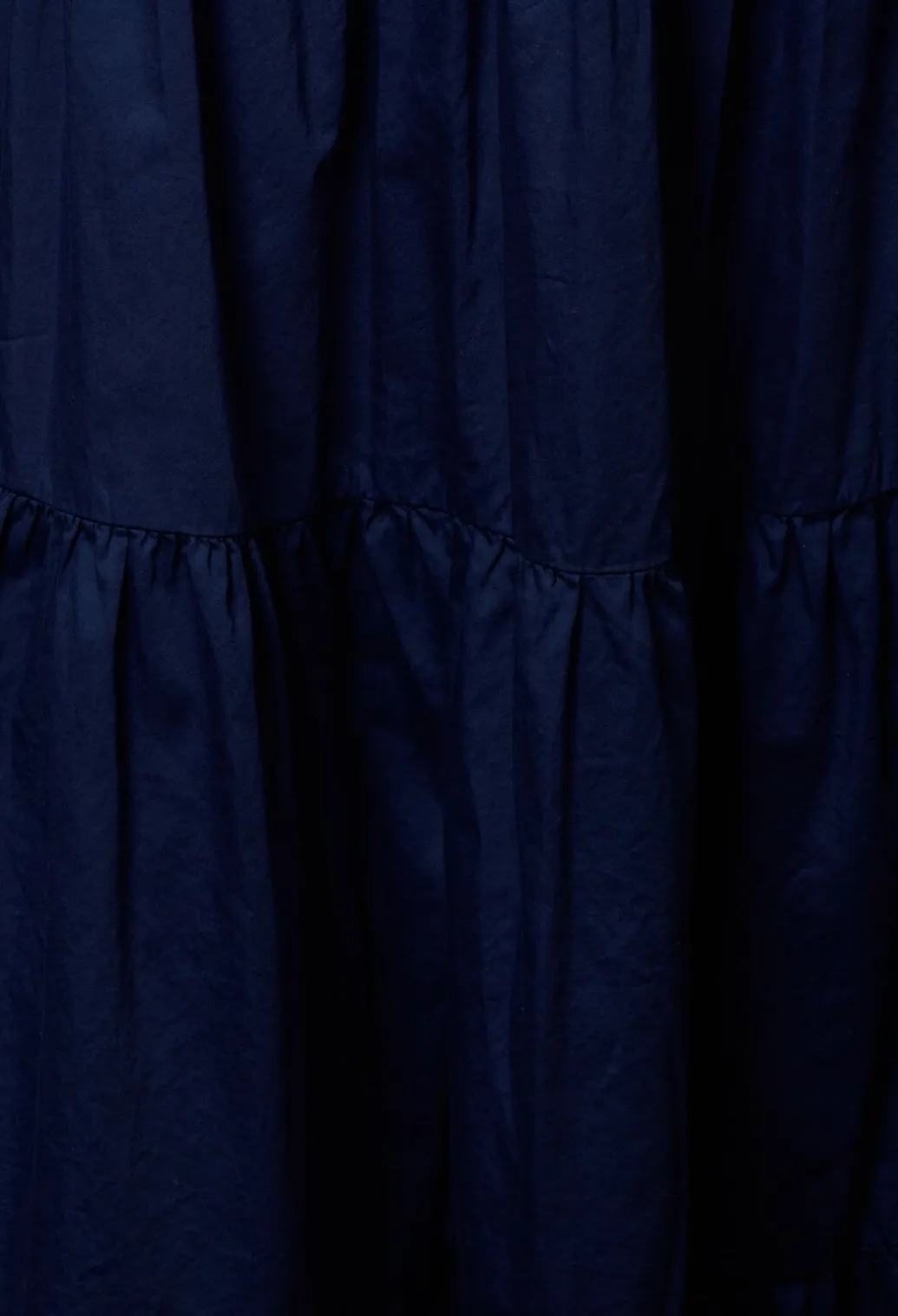 Sharm Maxi Gathered Skirt in Navy