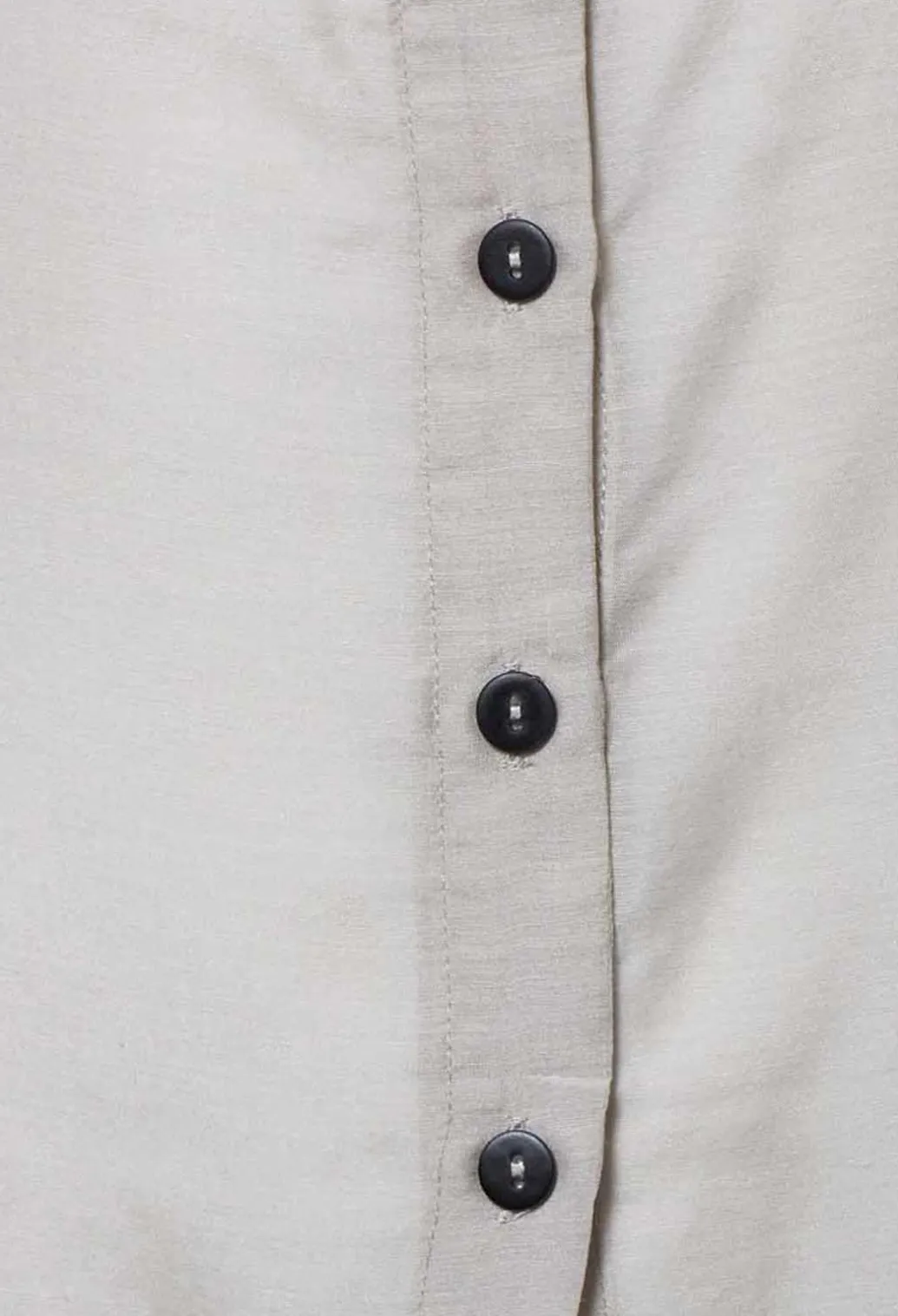 Sheer Shirt in White Clay
