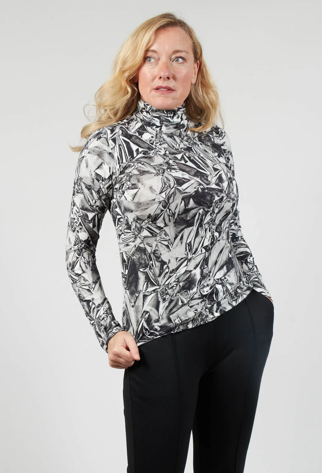 Shirt Bist4 In Grey Colourful