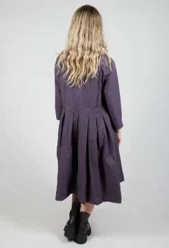 Shirt Dress in Melanzana