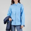 Shirt Poecillia in Celeste