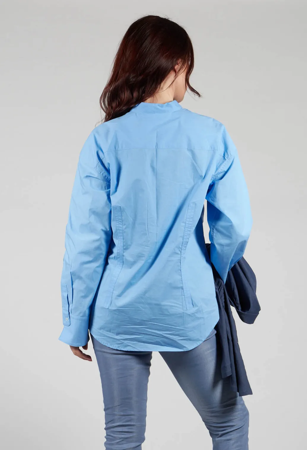 Shirt Poecillia in Celeste