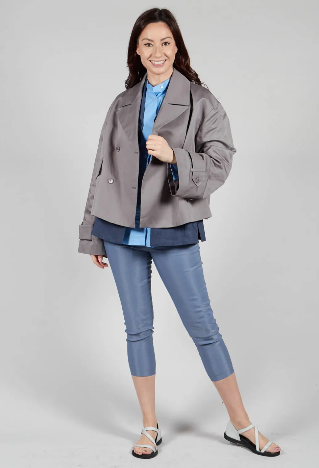 Shirt Poecillia in Celeste