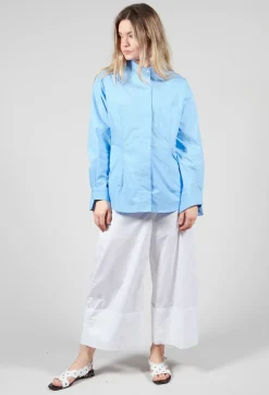 Shirt Poecillia in Celeste