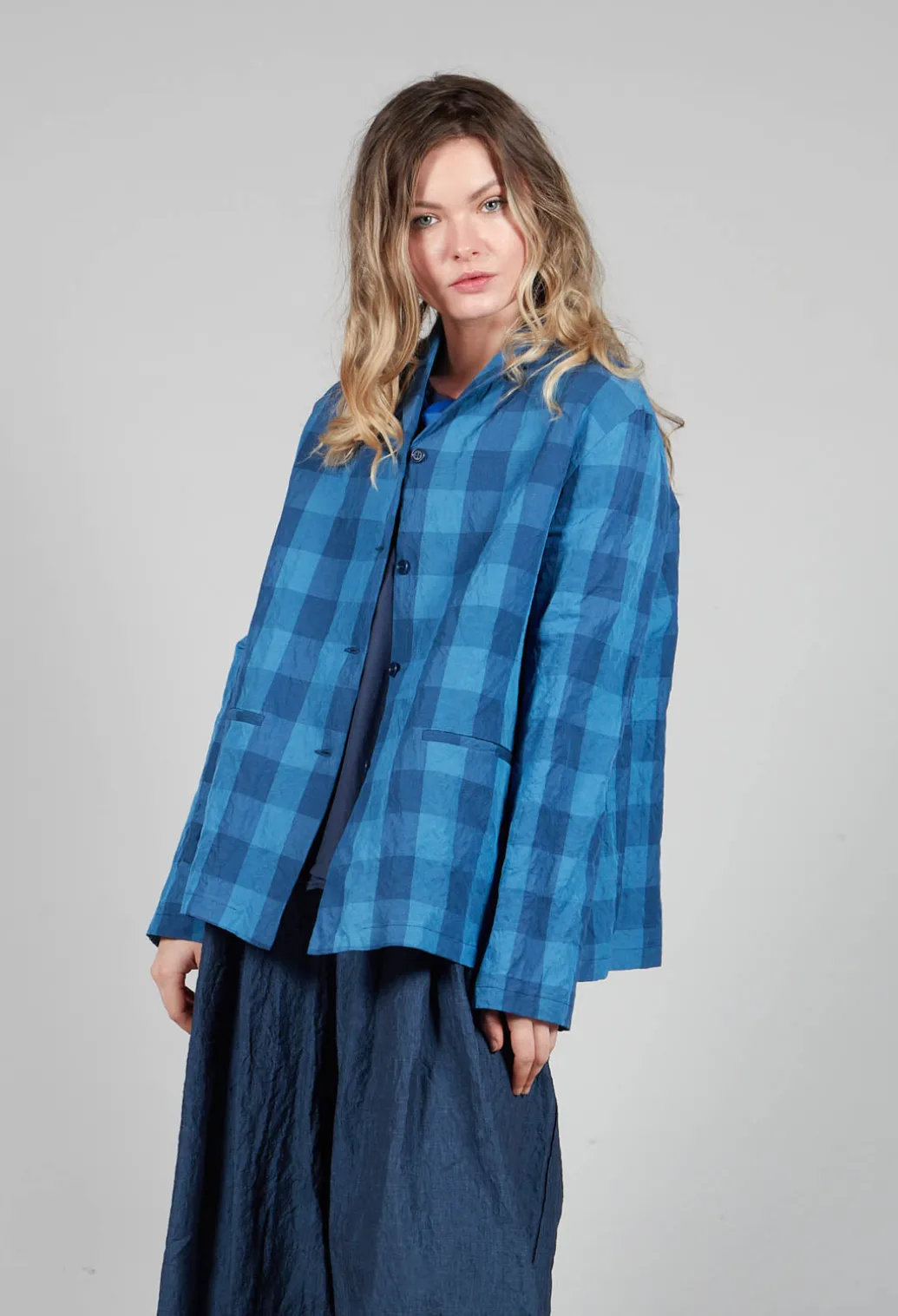 Short Jacket in Denim