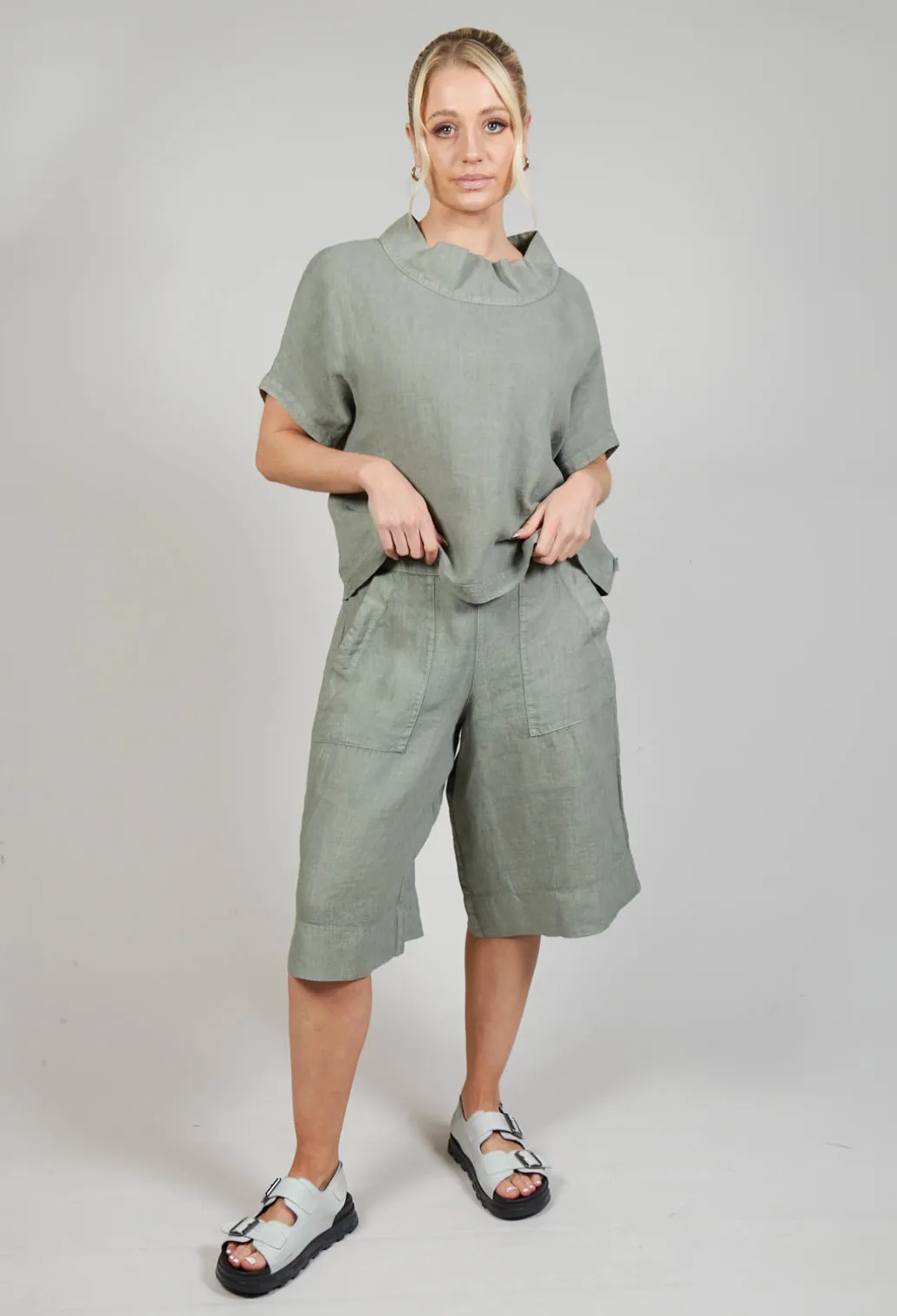 Shorts Tamal in Eucalyptus