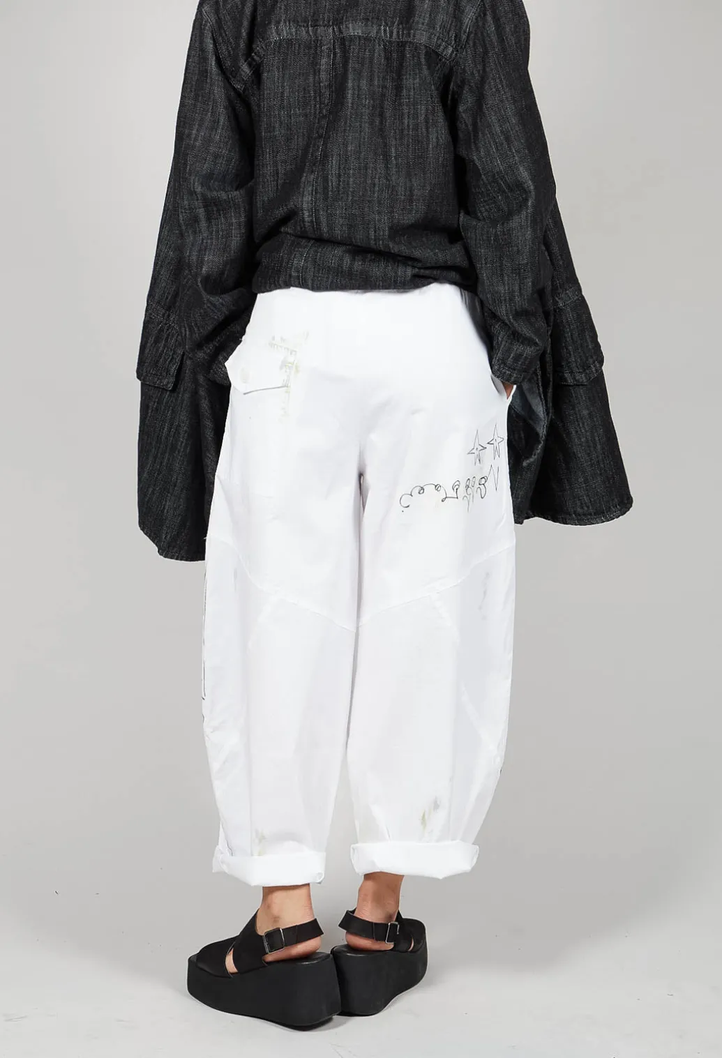 Signature Design Trousers in White