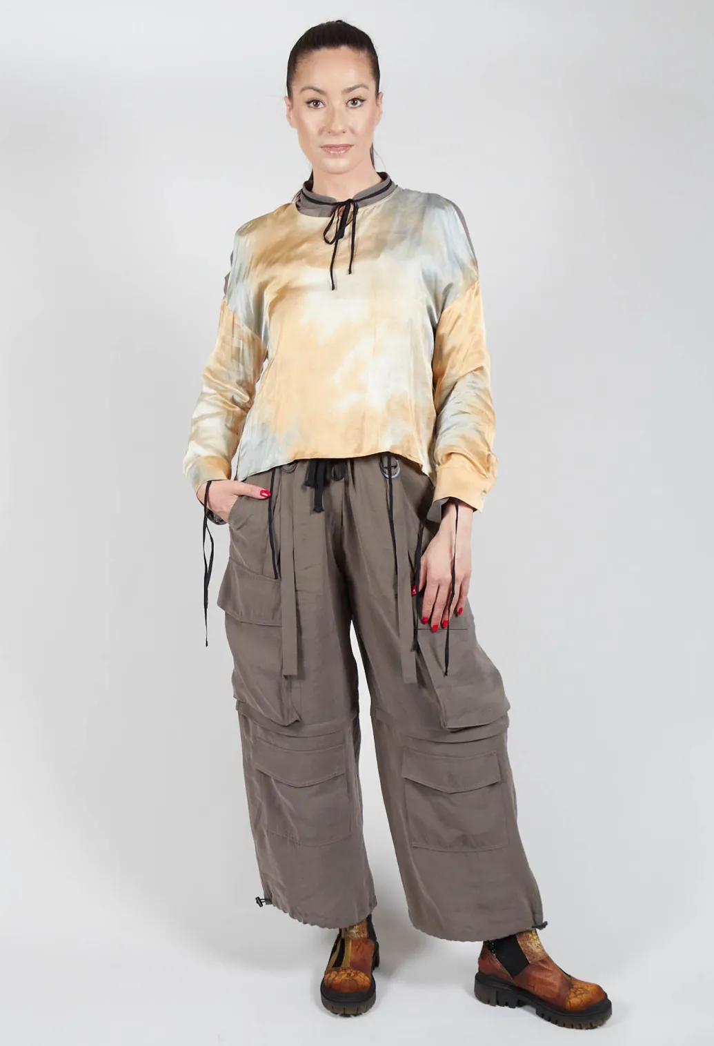 Silk Shirt in Mud