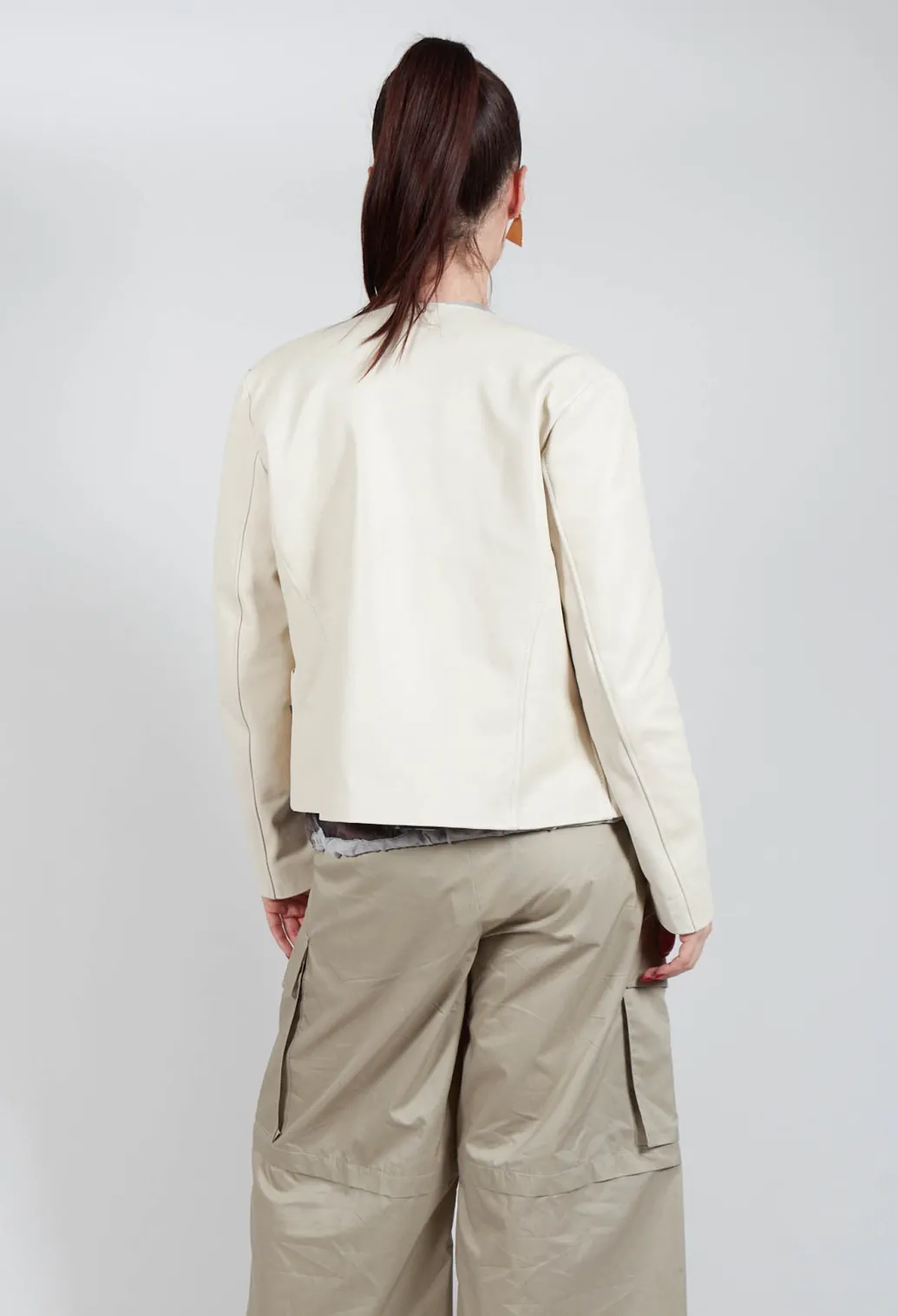 Sinister Pelle Jacket in Sabbia