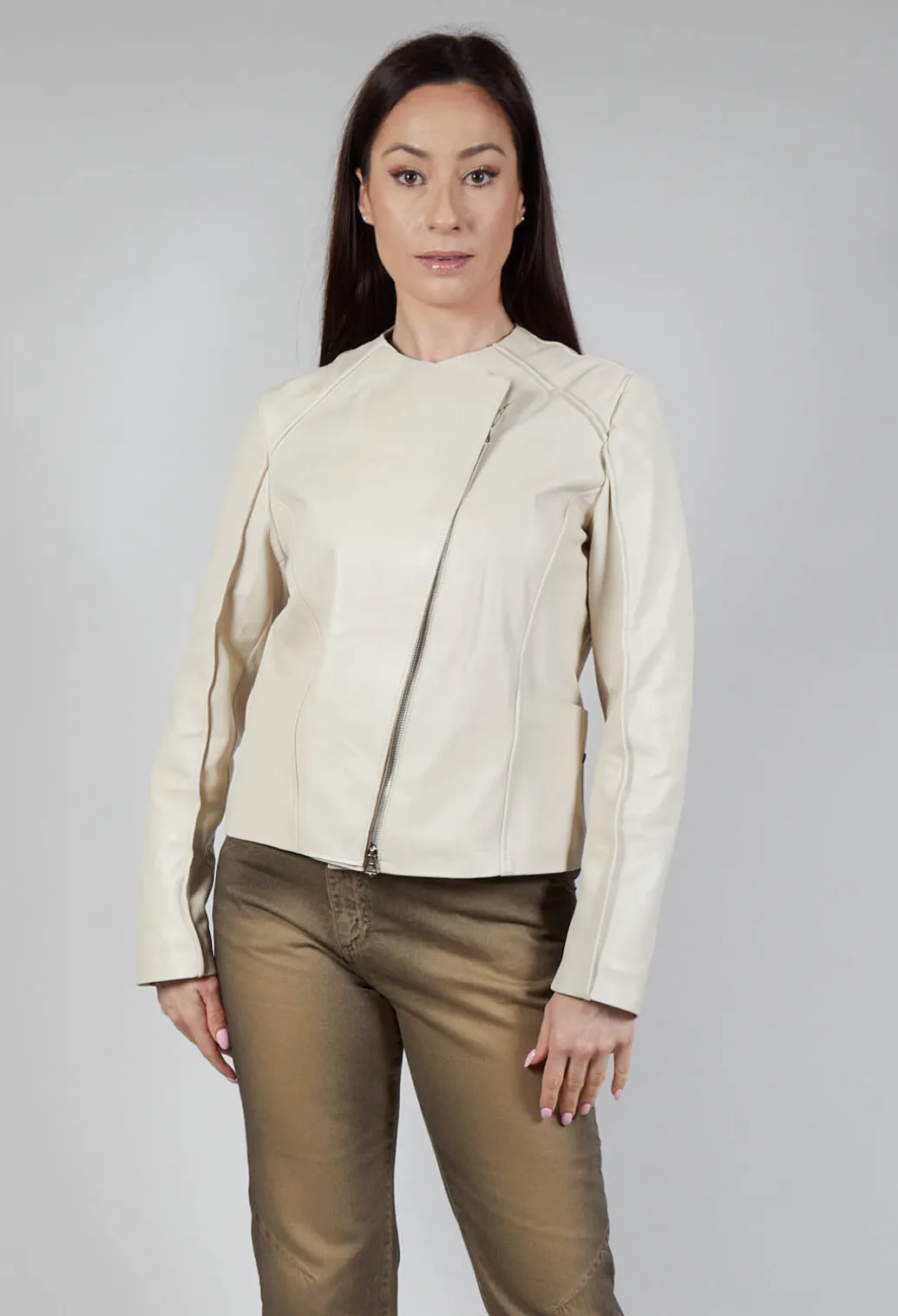 Sinister Pelle Jacket in Sabbia