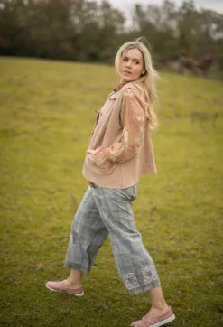 Sissela Top in Taupe