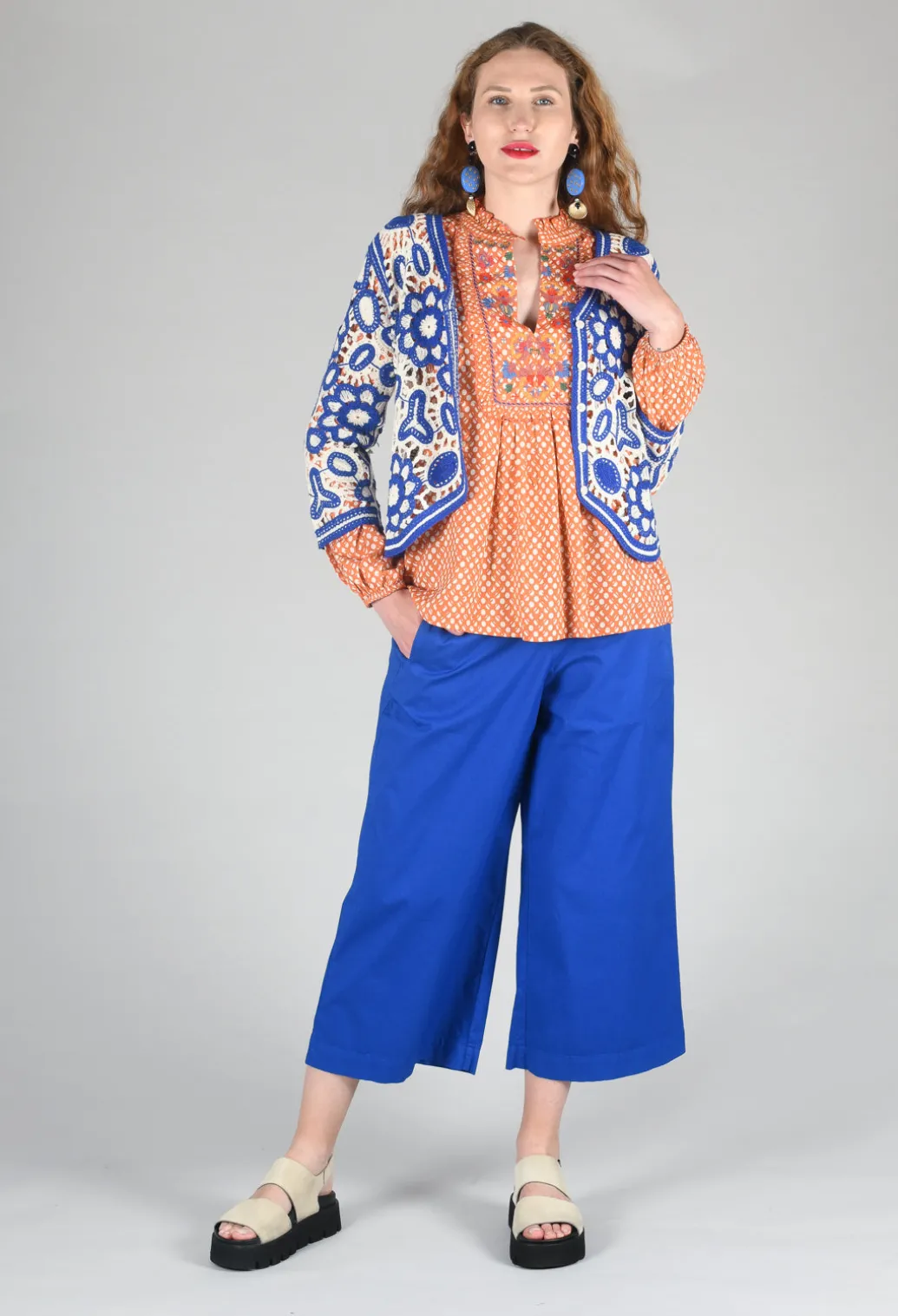 Skara Trousers in Saphir
