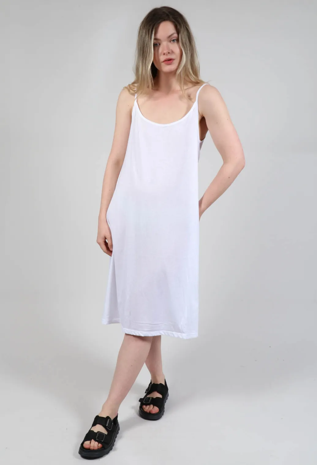 Slip Dress in White