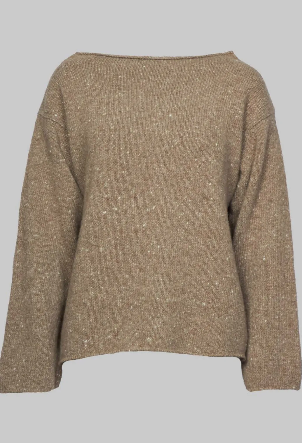 Somerset Cashmere Blend Jumper in Latte