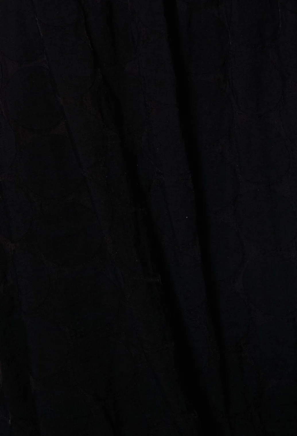Spot Sheer Bubble Skirt in Black