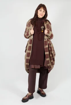 Straight Leg Trousers with Feature Hems in Java