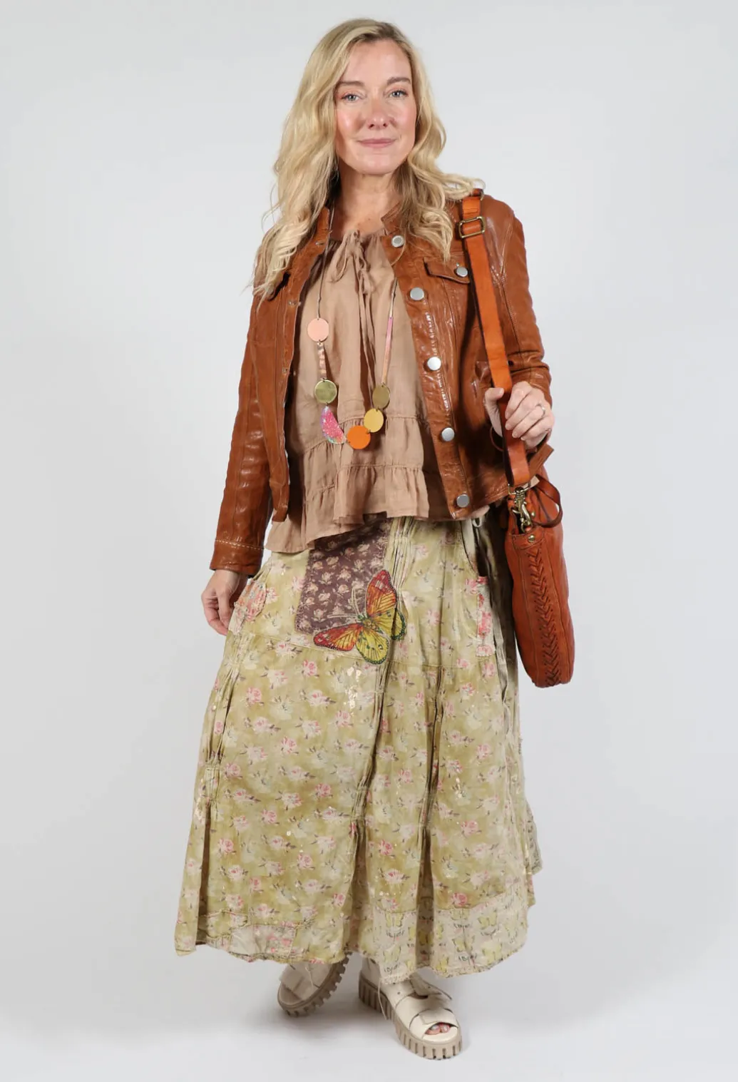 Suspense Leather Jacket in Brown