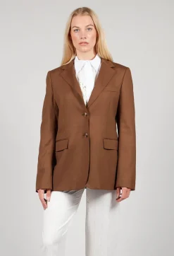 Tailored Blazer in Granato Tobacco