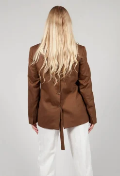 Tailored Blazer in Granato Tobacco