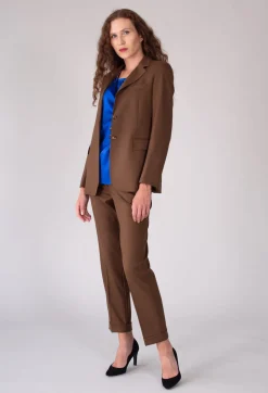 Tailored Trousers in Granato Tobacco