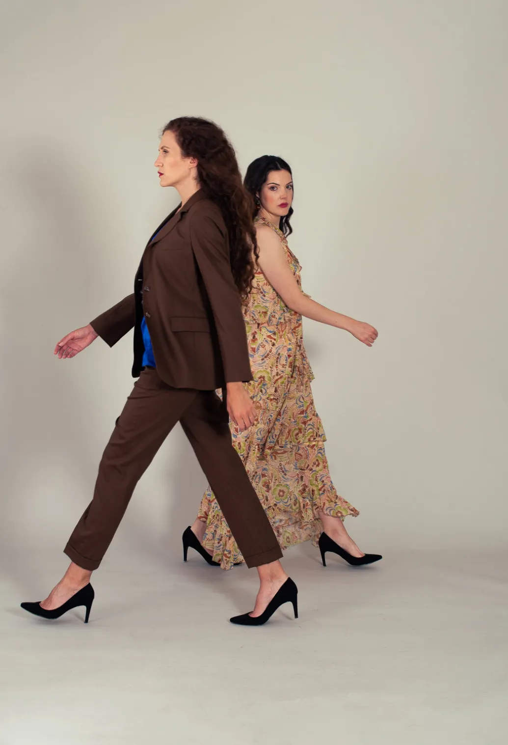 Tailored Trousers in Granato Tobacco