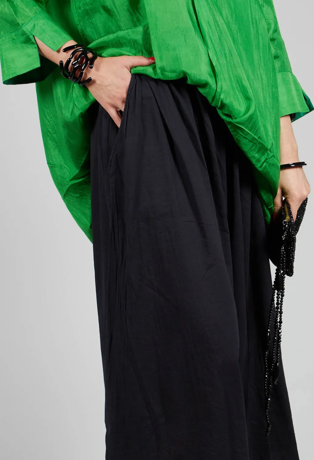 Tanto Trousers in Off Black