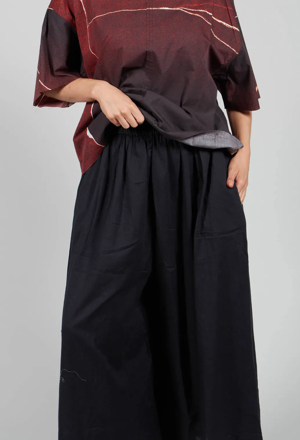 Tanto Trousers in Off Black