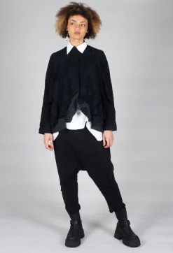 Textured Jacket in Black